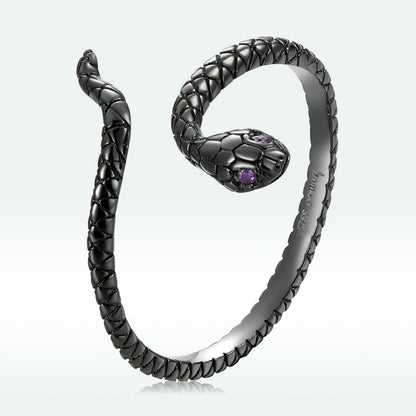 S925 Sterling Silver Black Gold Plated Pavé Setting CZ Ring  DestGlow