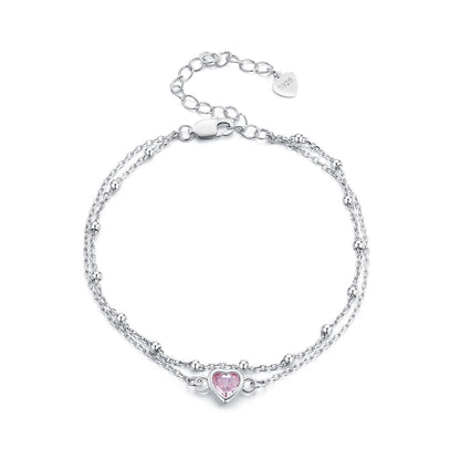 S925 Sterling Silver Pavé CZ Plated Bracelet for Women  DestGlow