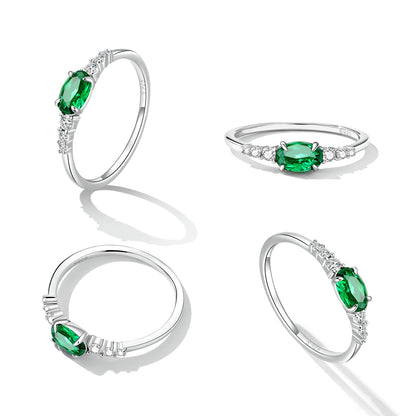 925 Sterling Silver &amp; Platinum Plated 0.1cm CZ Ring for Women - Size 6.0 by Bids.com