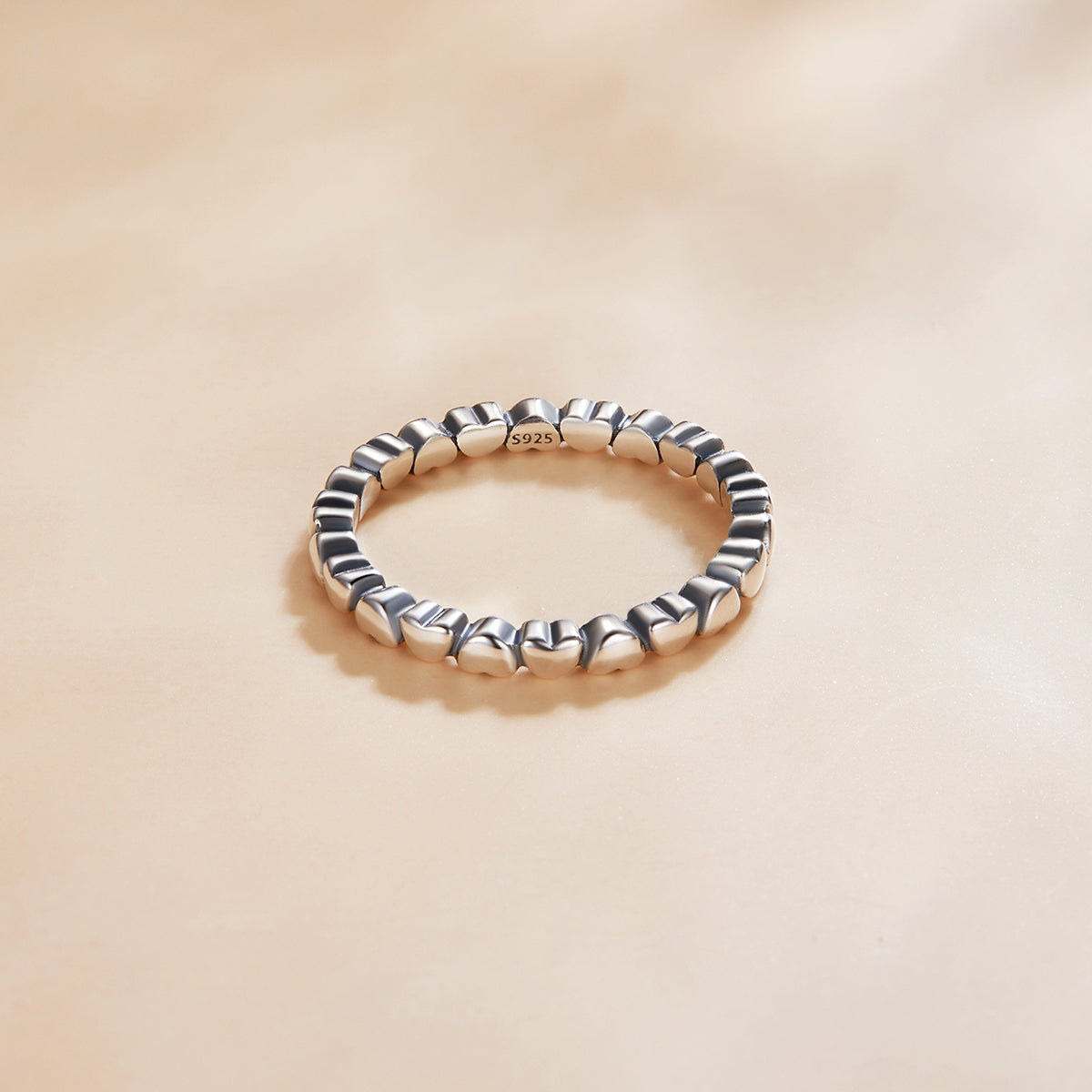 925 Sterling Silver Oxidized Ring Size 6.0 for Women  DestGlow