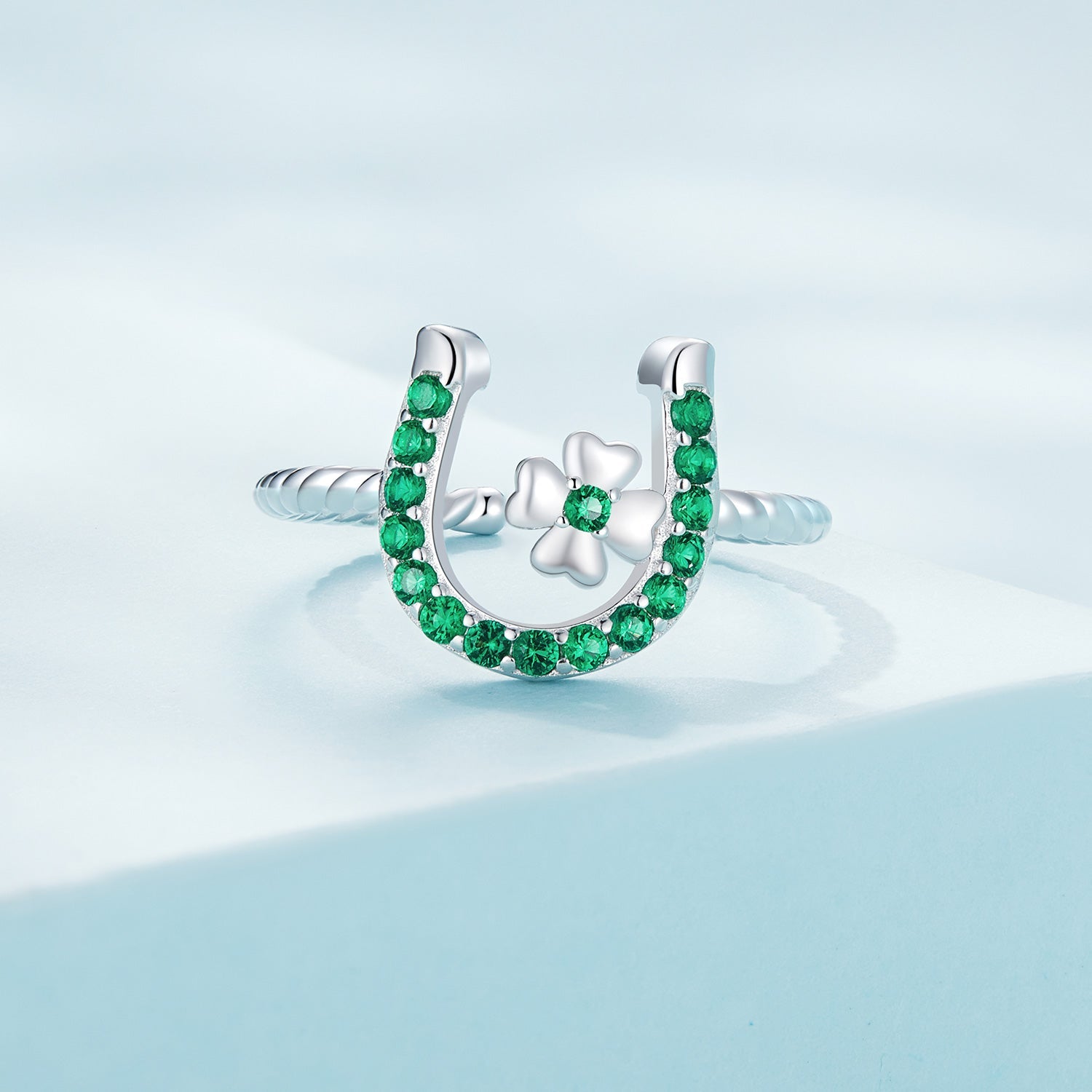925 Sterling Silver Plated Platinum CZ Ring for Women by Bids.com
