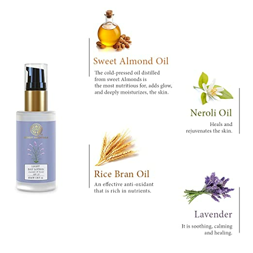 Forest Essentials Light Day Lotion Lavender &amp; Neroli
