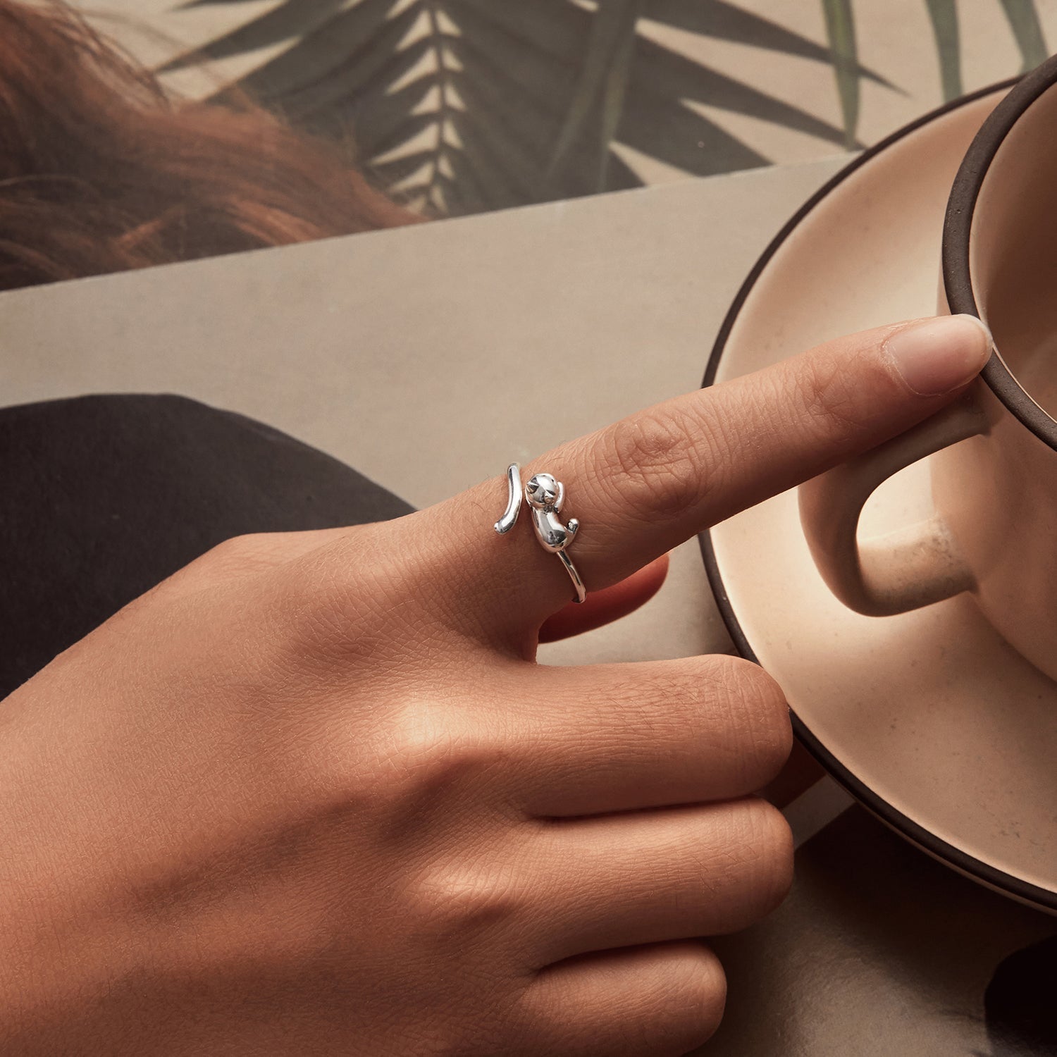 925 Sterling Silver Oxidized Silver Ring  DestGlow