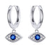 S925 Platinum Plated Pavé Setting CZ Earrings - 1.9*1cm - Women&