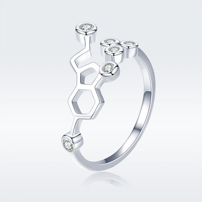 925 Sterling Silver 0.2cm Wide Ring for Women  DestGlow