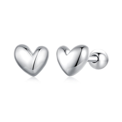 925 Sterling Silver Plated Platinum 5mm Earrings for Women  DestGlow