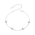 925 Sterling Silver White Gold Plated Adjustable CZ Bracelet for Women  DestGlow