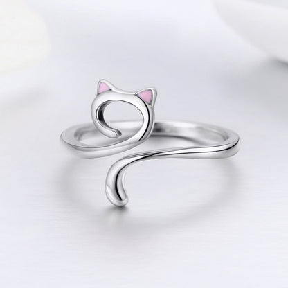 S925 Sterling Silver Adjustable Ring for Women  DestGlow