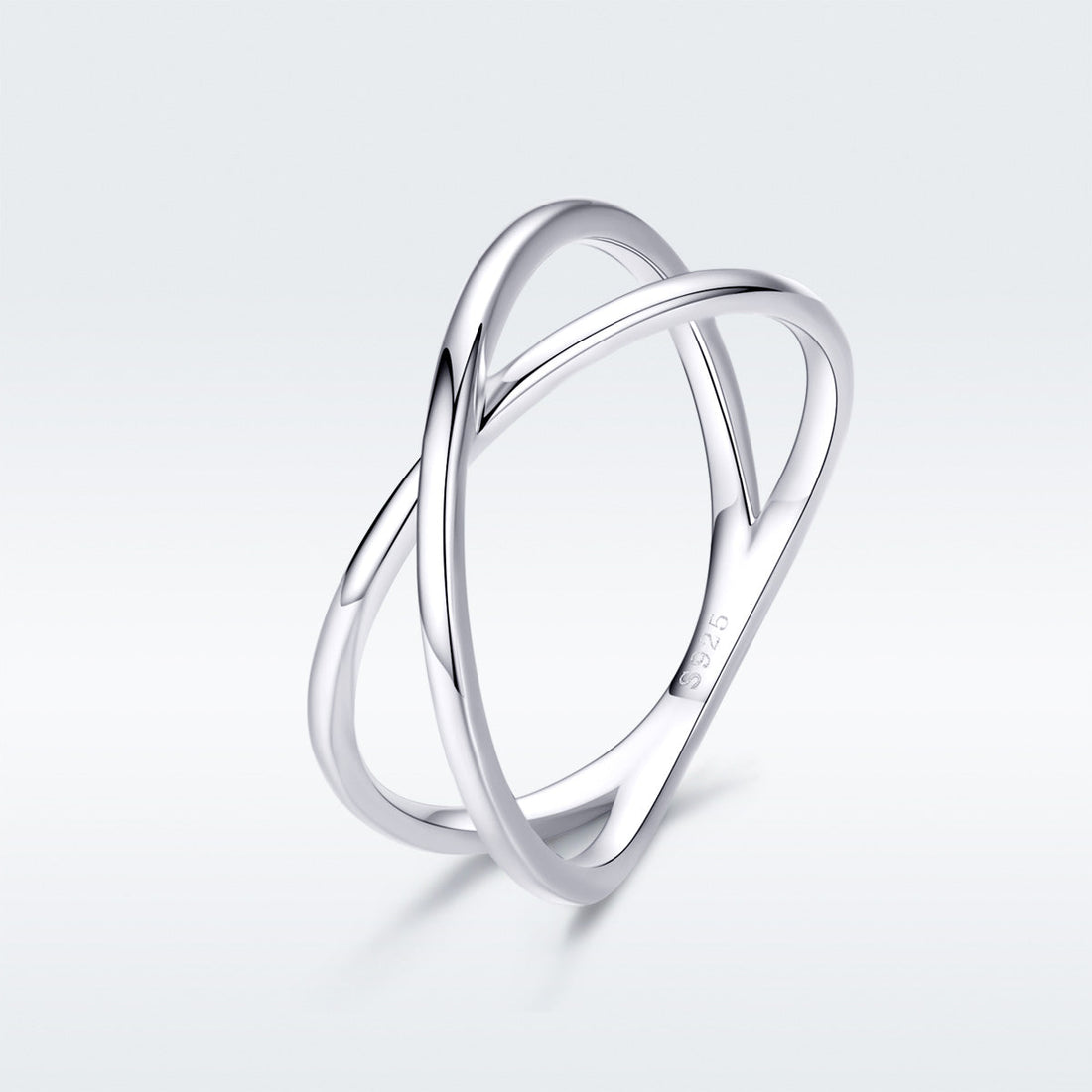925 Sterling Silver Plated Platinum Ring Size 5.0 for Women  DestGlow