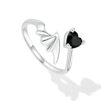 925 Sterling Silver Oxidized Pavé Setting CZ Ring  DestGlow