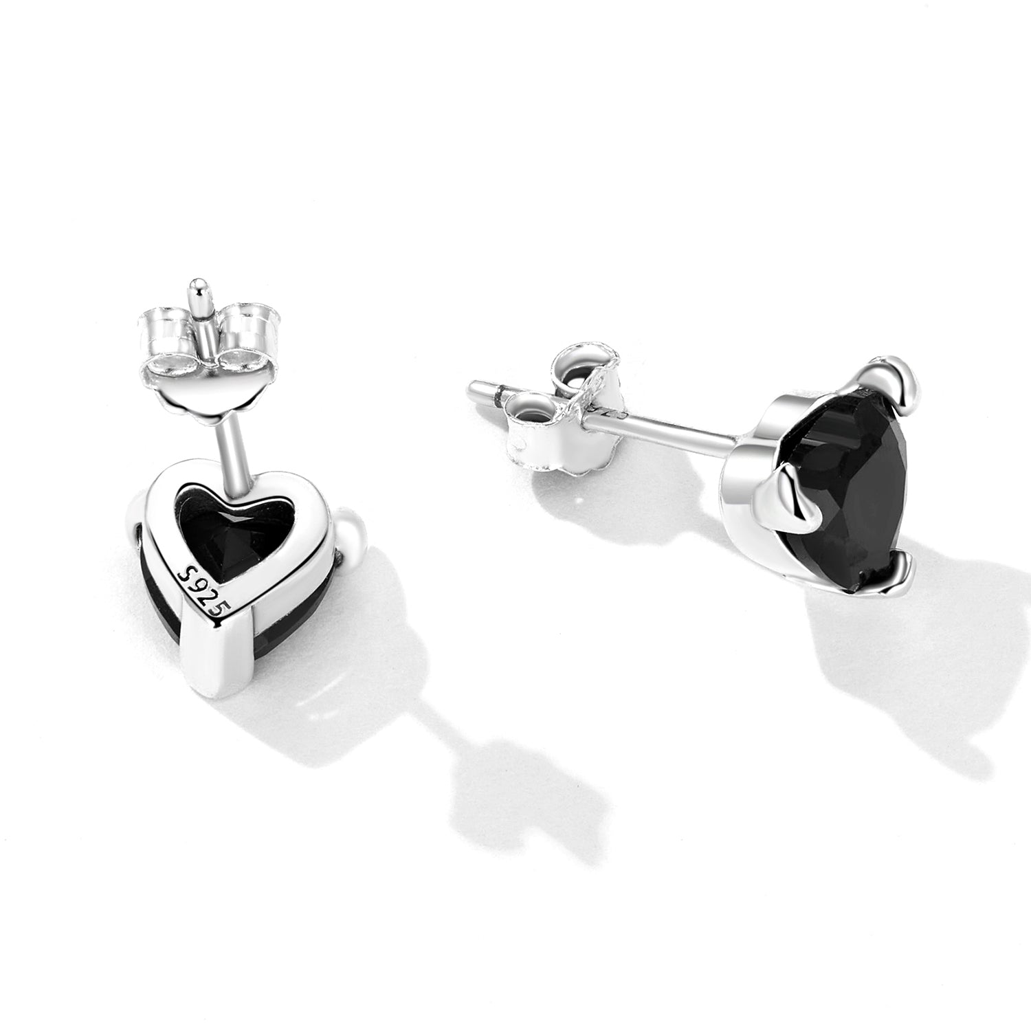 925 Sterling Silver Oxidized CZ Earrings for Women  DestGlow