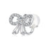 925 Sterling Silver Earrings with White Gold Plating, 0.9x1.2cm for Women  DestGlow
