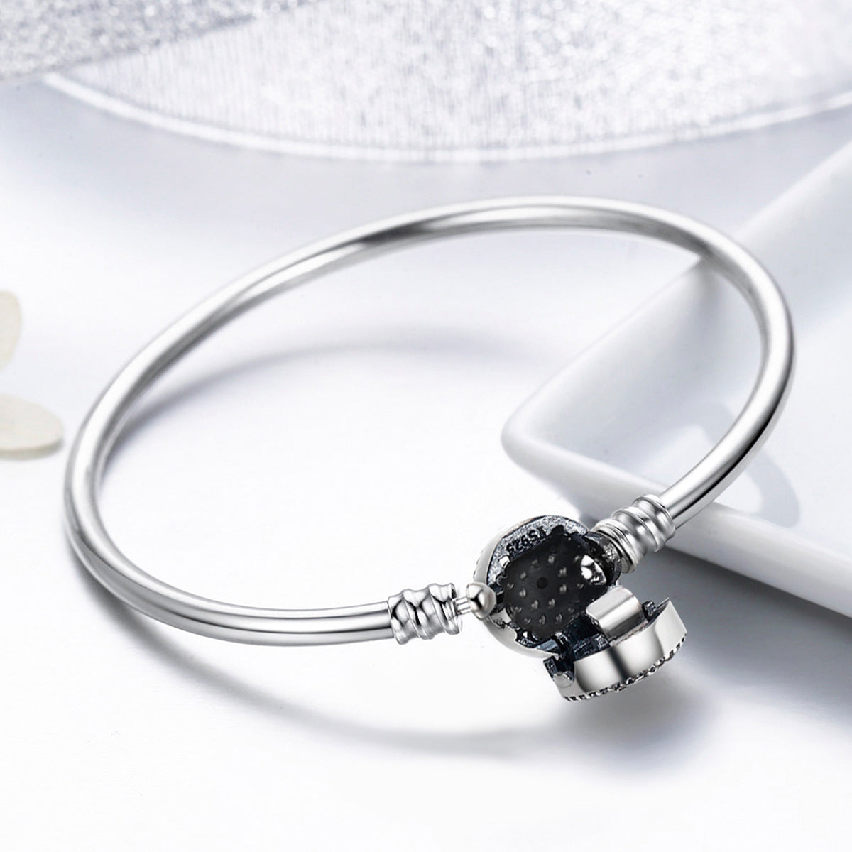 925 Sterling Silver Bracelets Size 17.0 for Women  DestGlow