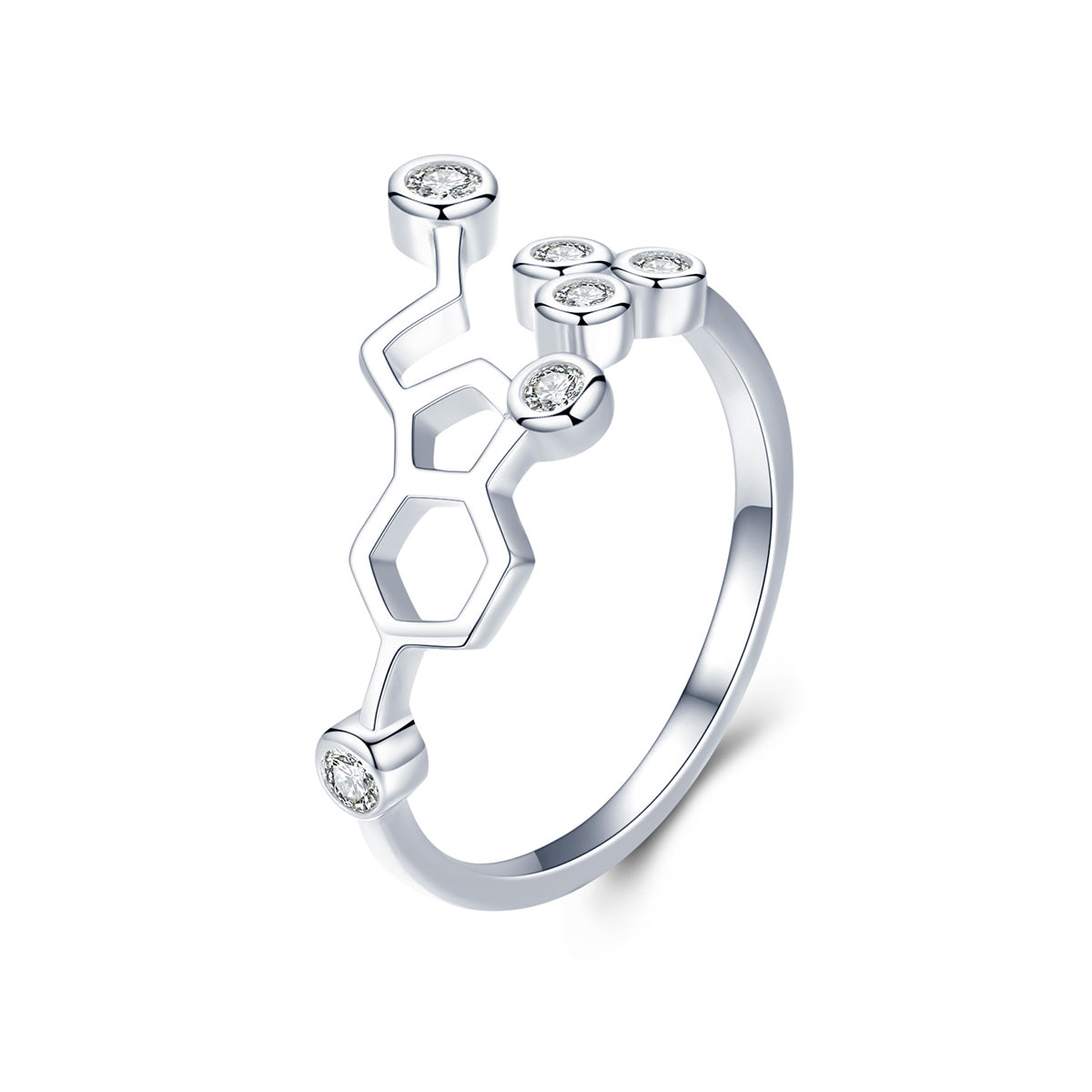 925 Sterling Silver 0.2cm Wide Ring for Women  DestGlow