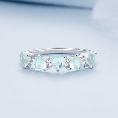 925 Sterling Silver Ring with 4.5mm Pavé Set CZ, Size 7, for Women by Bids.com