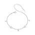 925 Sterling Silver & Plated White Gold CZ Bracelet  DestGlow