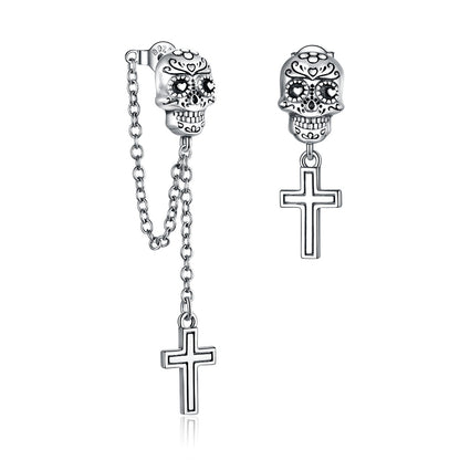 S925 Sterling Silver Oxidized Earrings for Women  DestGlow