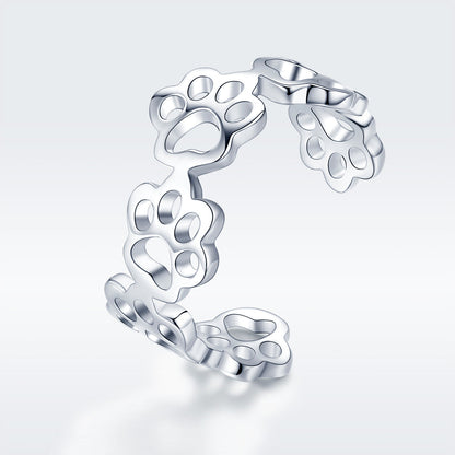 925 Sterling Silver Ring 0.2cm Width for Women  DestGlow