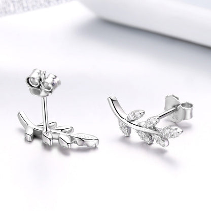 925 Sterling Silver Earrings with CZ  DestGlow