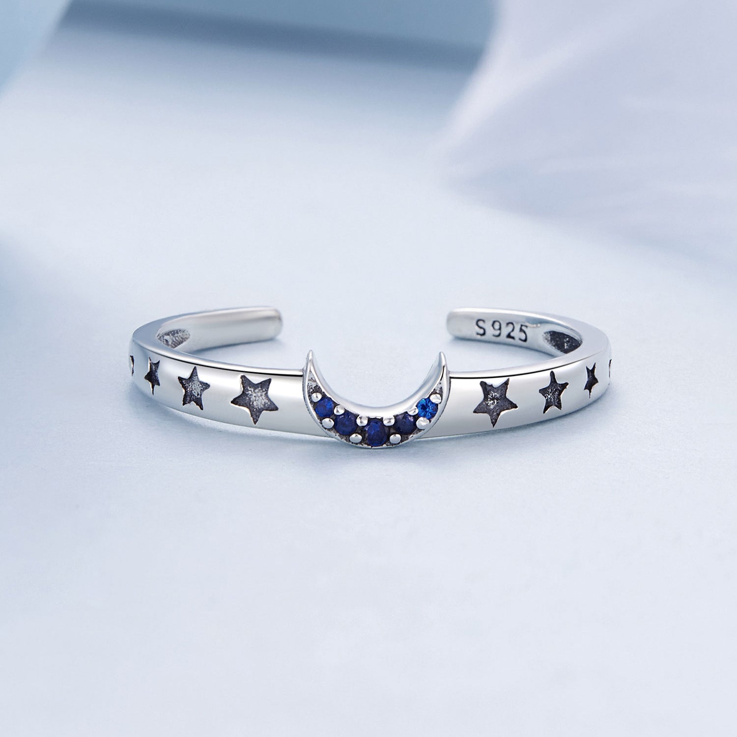 925 Sterling Silver Pavé Setting CZ Oxidized Ring | Size Nan | Style E  DestGlow