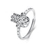 925 Sterling Silver 1.1mm Pavé Setting CZ Ring  DestGlow
