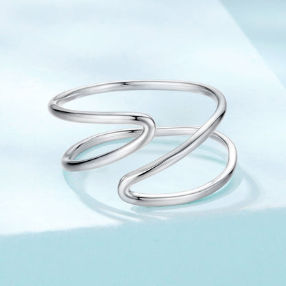 925 Sterling Silver Oxidized Silver 0.12-0.9cm Ring for Unisex  DestGlow