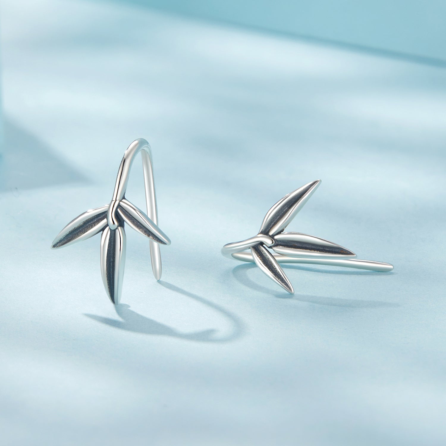 925 Sterling Silver Oxidized Silver Earrings for Women  DestGlow