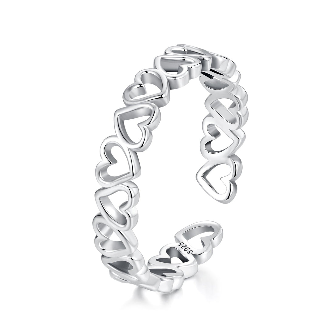 925 Sterling Silver Oxidized Silver 0.4cm Wide Ring  DestGlow