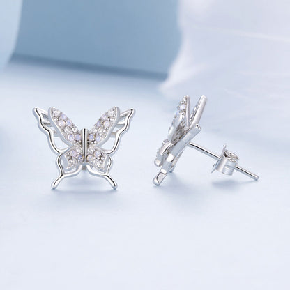 925 Sterling Silver Opal Nanometer Stone Earrings for Women  DestGlow
