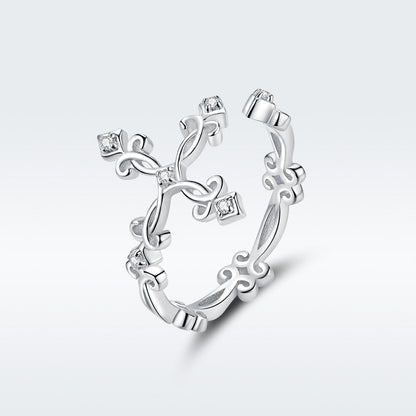 S925 Sterling Silver 0.4cm Width Pavé Setting CZ Ring by Bids.com