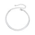 925 Sterling Silver 15+6cm White Gold Plated Bracelet for Women  DestGlow
