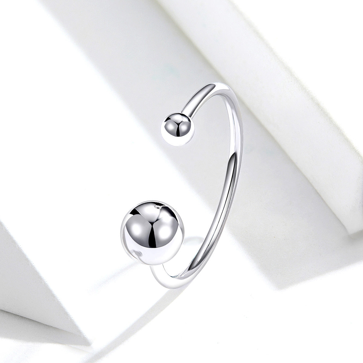 S925 Sterling Silver Plated Platinum Ring  DestGlow