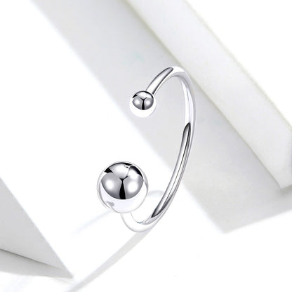 S925 Sterling Silver Plated Platinum Ring  DestGlow