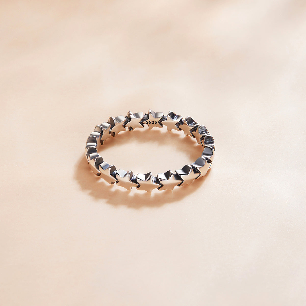 925 Sterling Silver Oxidized Ring Size 5.0 for Women  DestGlow