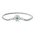 925 Sterling Silver Plated Platinum Bracelet with 3mm Rope for Women  DestGlow