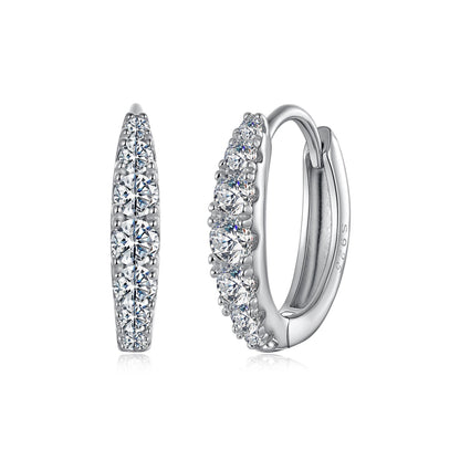 925 Sterling Silver + Moissanite Necklace for Women