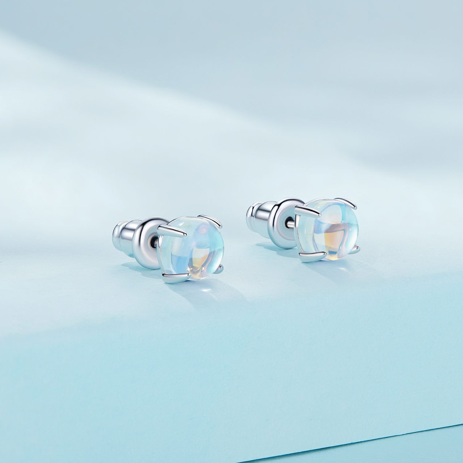 925 Sterling Silver Opal Earrings for Women  DestGlow