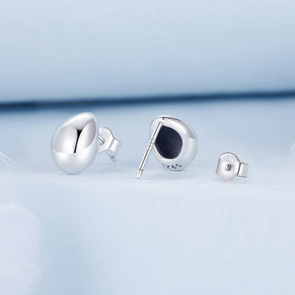 925 Sterling Silver Earrings 10x7mm with Oxidized Silver for Women  DestGlow