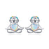 925 Sterling Silver Earrings with Translucent Opal  DestGlow
