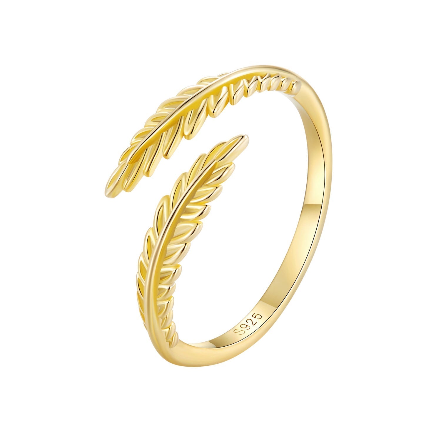 S925 Sterling Silver Gold Plated 0.16cm Ring  DestGlow