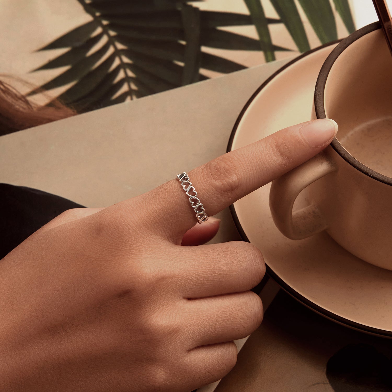 925 Sterling Silver Oxidized Silver 0.4cm Wide Ring  DestGlow