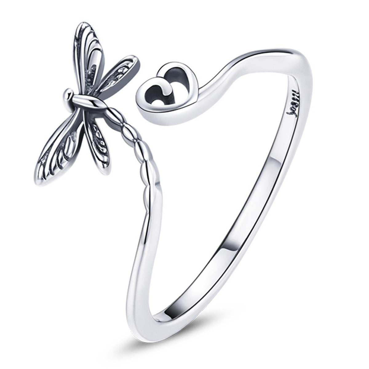 925 Sterling Silver Dragonfly Ring for Women  DestGlow