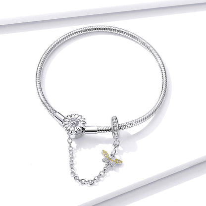 925 Sterling Silver Adjustable Length 17cm Bracelet for Women  DestGlow
