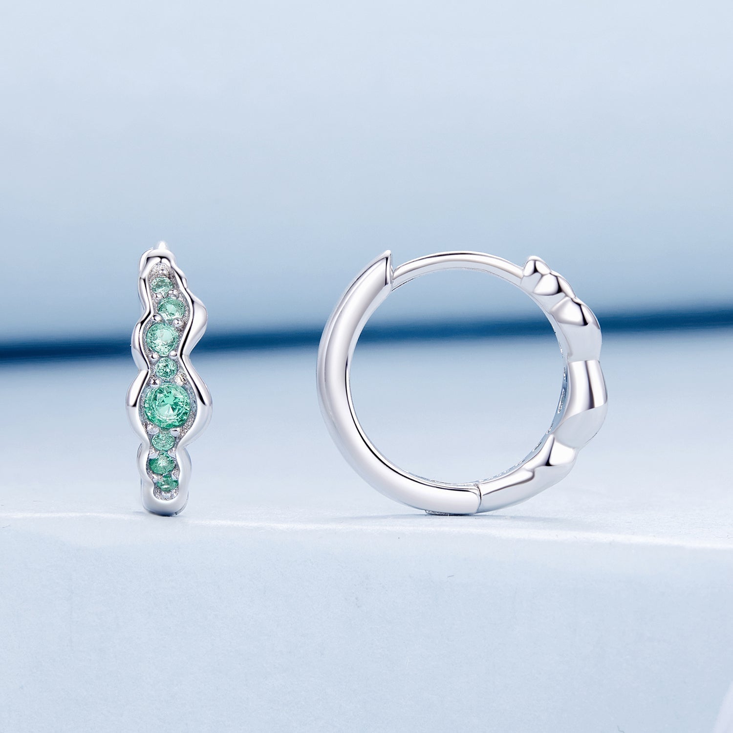 925 Sterling Silver Pave Setting CZ Earrings for Women  DestGlow