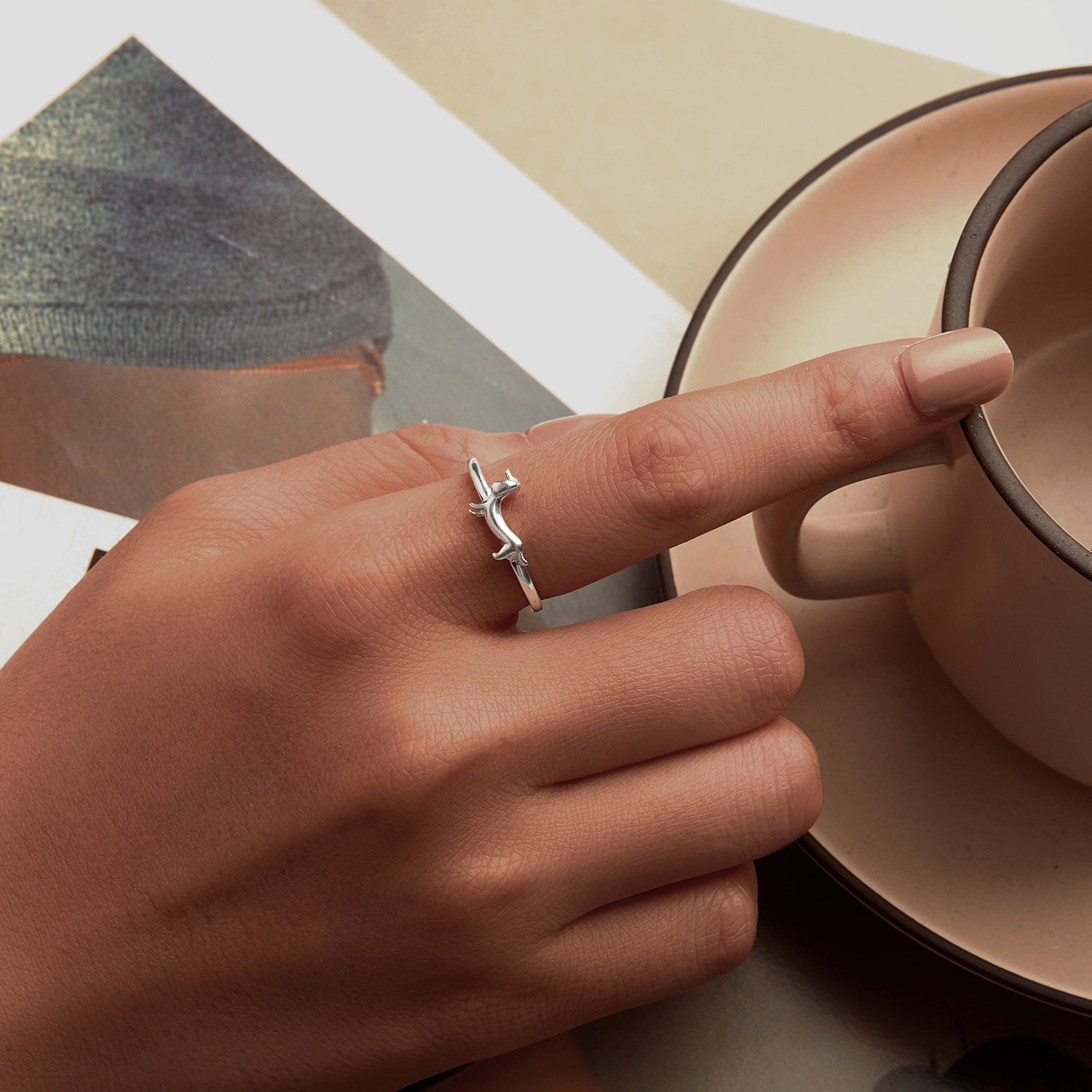 925 Sterling Silver Oxidized Silver 1.6mm Ring for Women  DestGlow