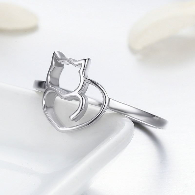 925 Sterling Silver Ring Size 5.0 with Platinum Plating for Women by Bids.com