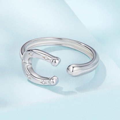 925 Sterling Silver &amp; White Gold Plated Pavé CZ Ring  DestGlow