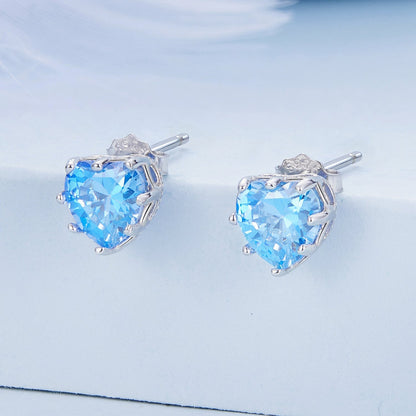 925 Sterling Silver Earrings with Pavé Setting CZ for Women