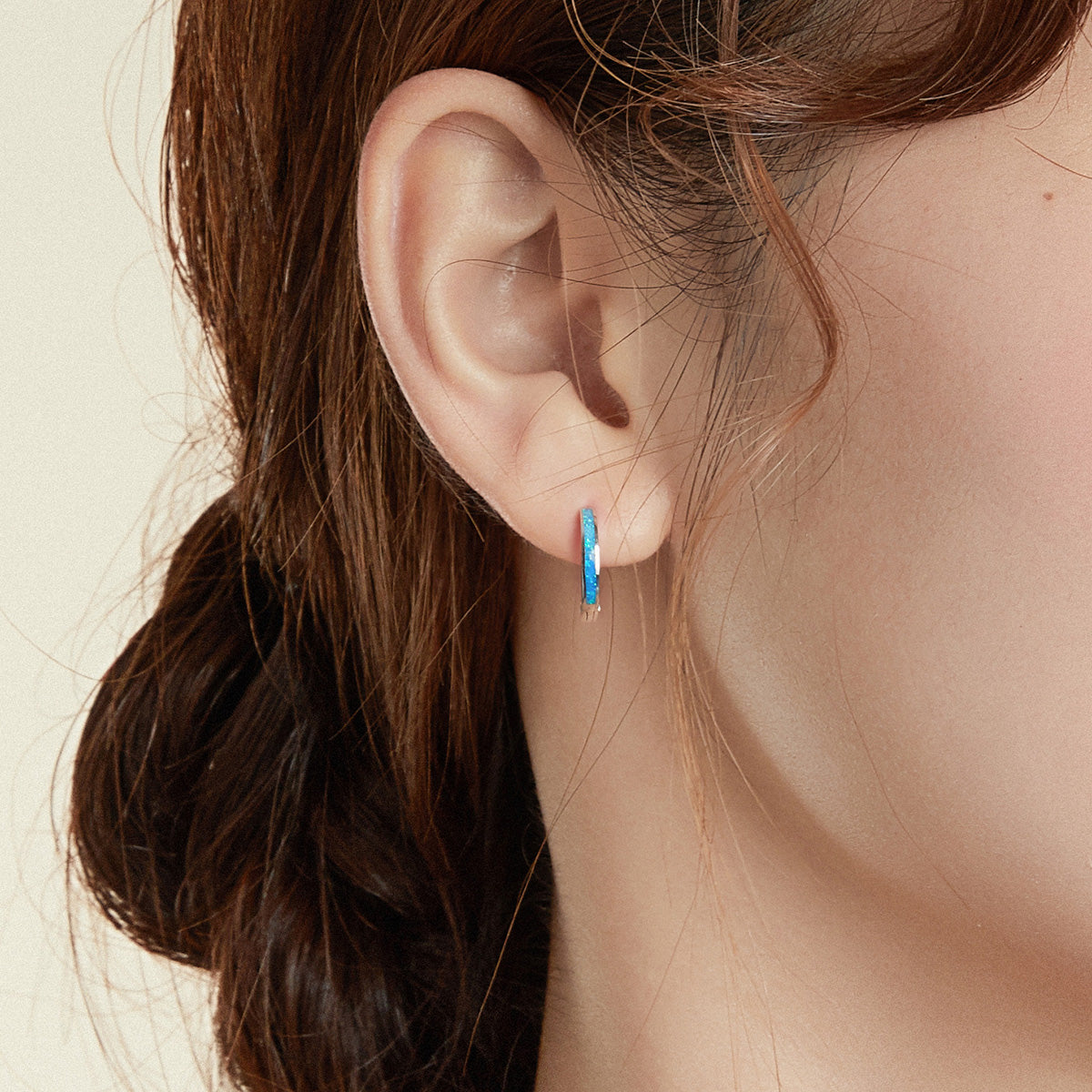 925 Sterling Silver + Platinum Translucent Opal Earrings for Women  DestGlow