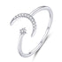 925 Sterling Silver Ring with Pavé Setting CZ  DestGlow